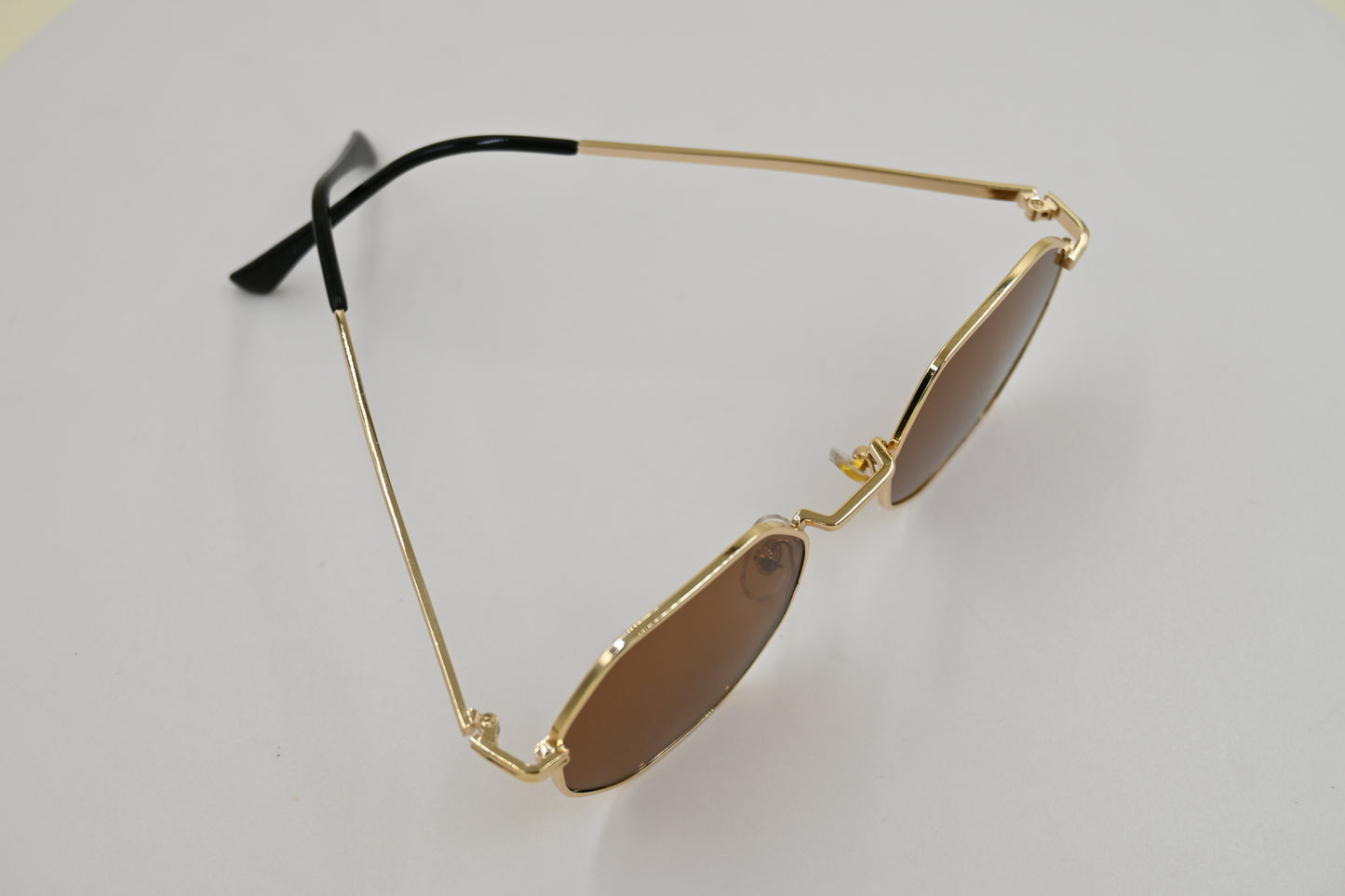 Lentes hexagonal café