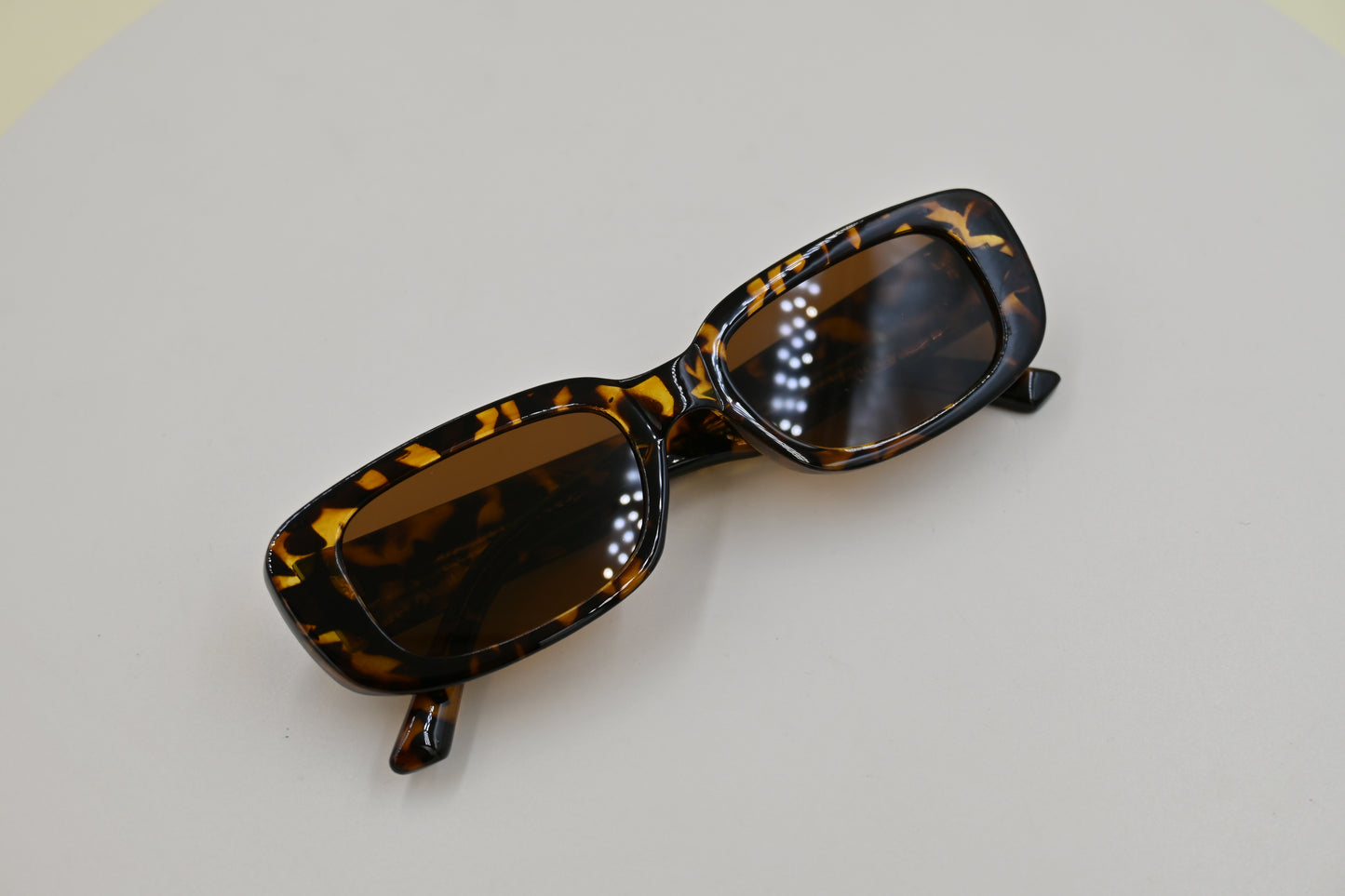 Lentes rectangular en carey