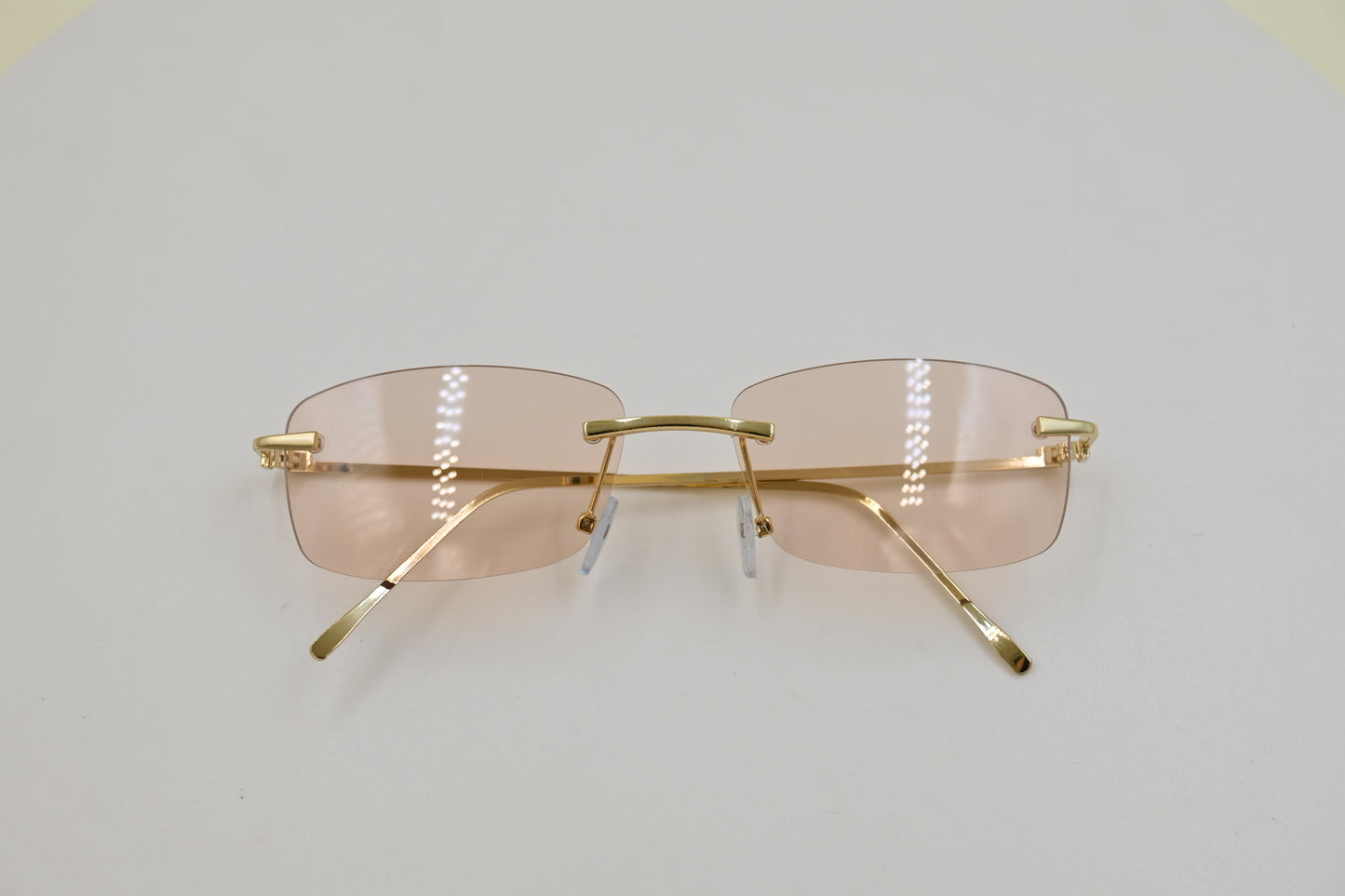 Lentes retro en rosa