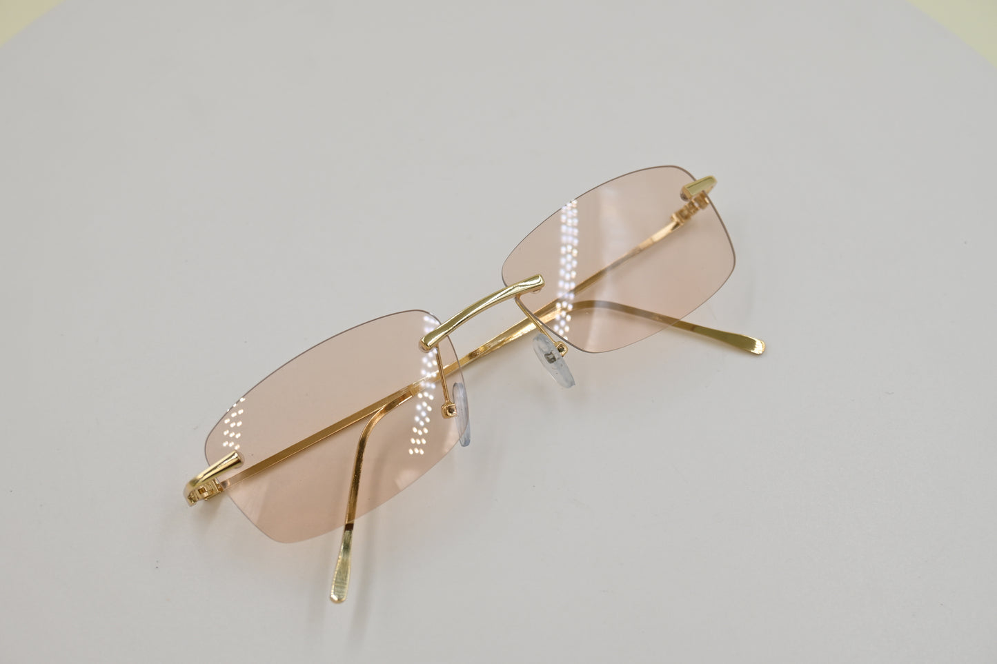 Lentes retro en rosa