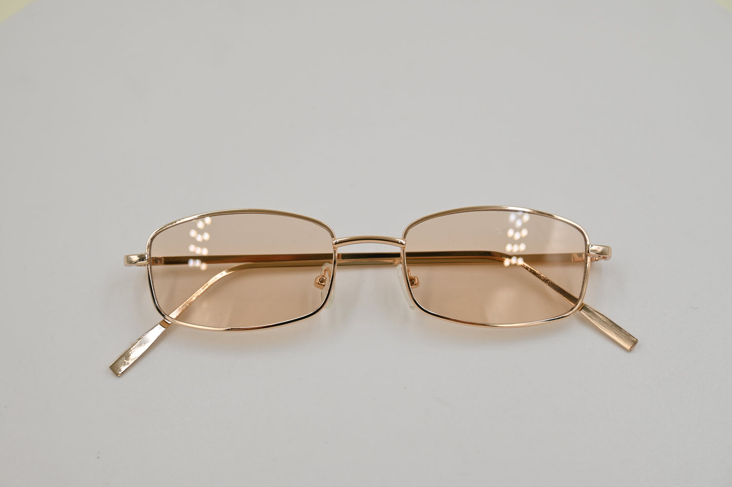 Lentes rectangular en rosa