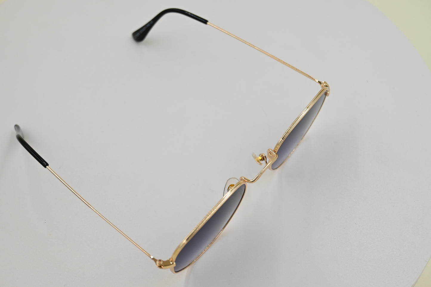 Lentes redondos en azul