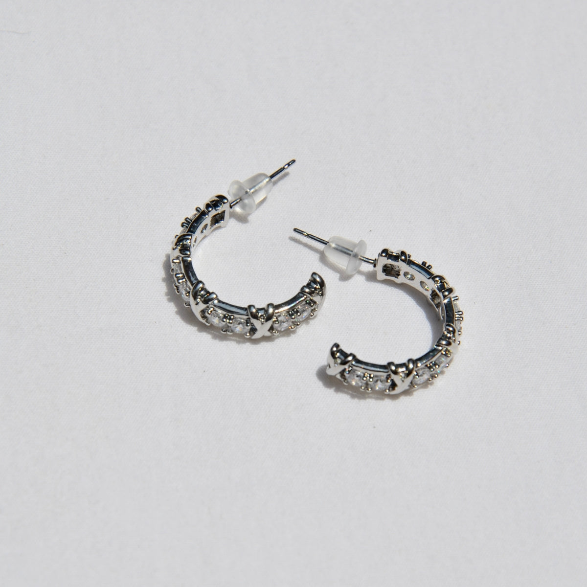 Aretes XS Plateados