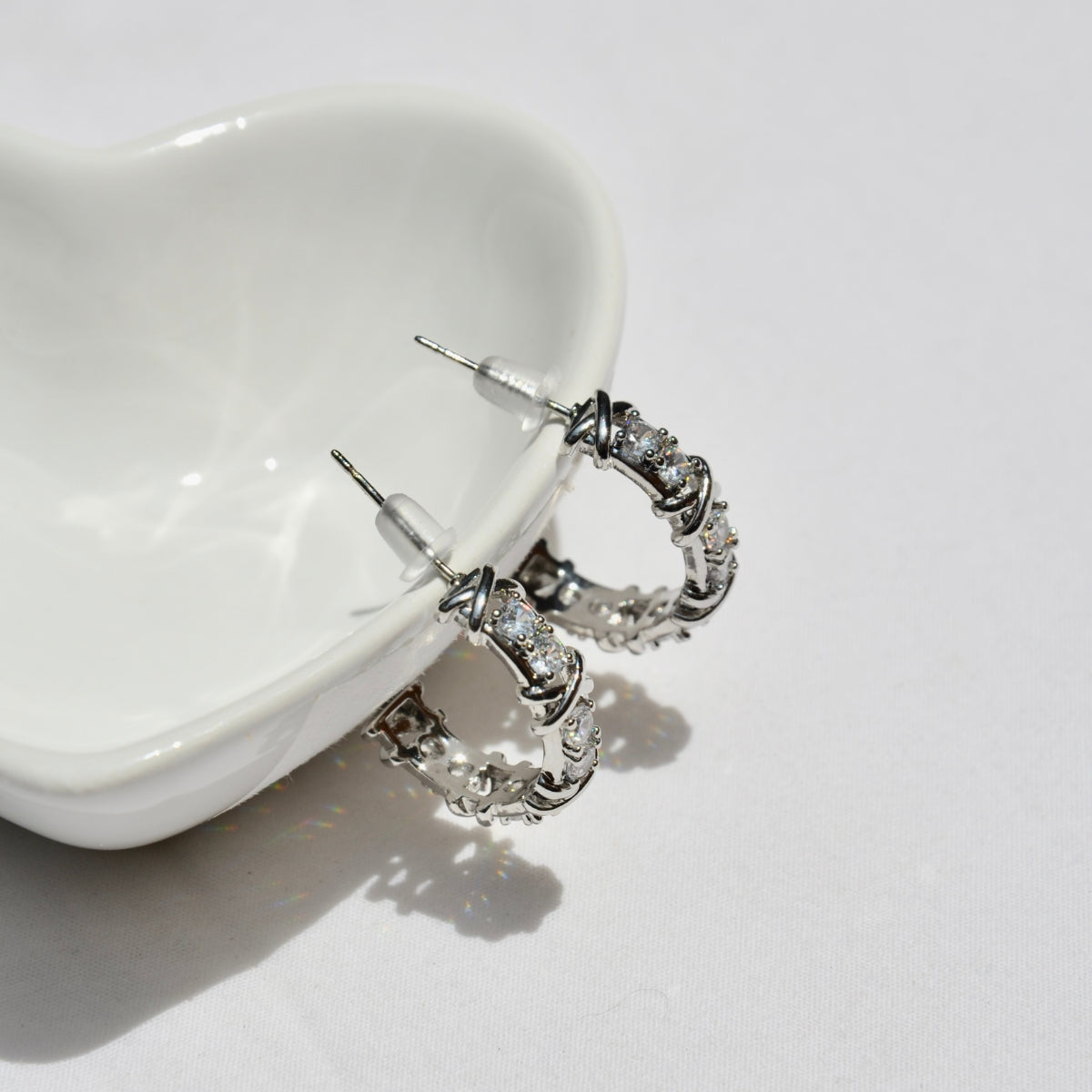 Aretes XS Plateados