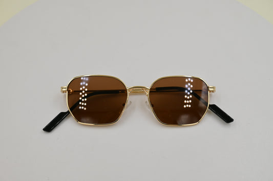 Lentes hexagonal en café