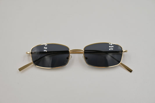 Lentes rectangular en negro