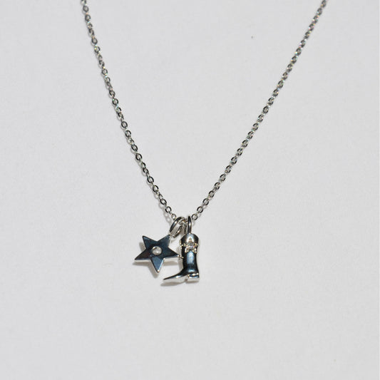Collar Cowgirl Plateado