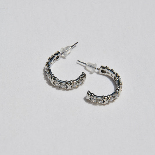 Aretes XS Plateados